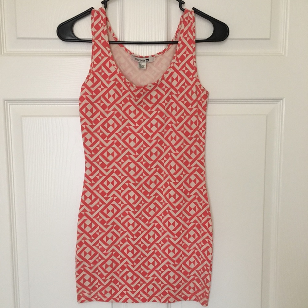 Abstract Pattern Mini Dress
